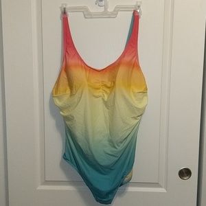 Cacique Rainbow One Piece Swimsuit